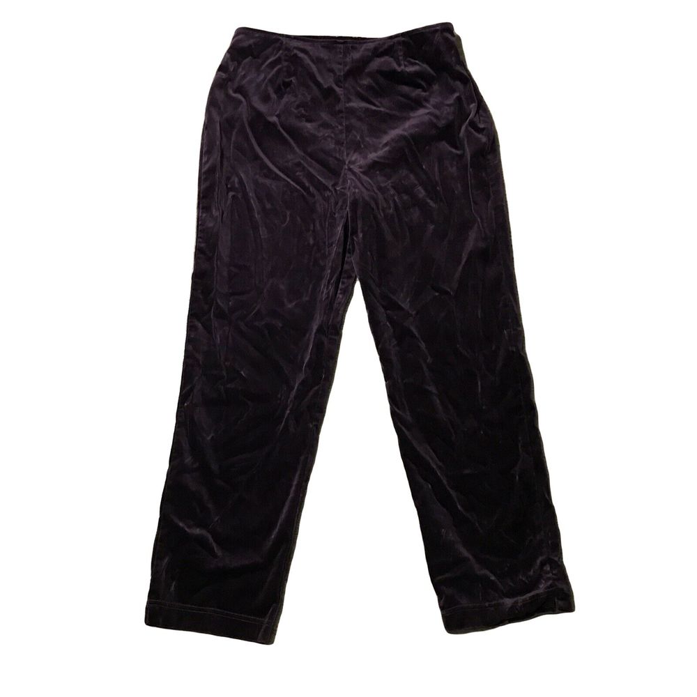 Monika Turtle Studio Pants ~ Sz L ~ Burgundy ~ High Rise ~ 30" Inseam ~ Pleated